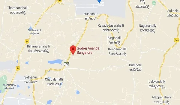 Godrej Ananda Location Map