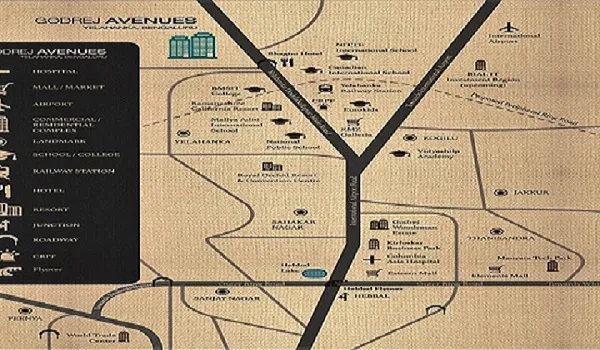 Godrej Avenues Location Map